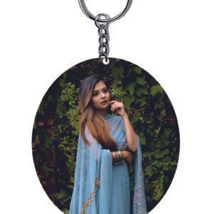 Oval Keychain Photo